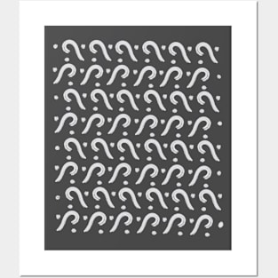 wave pattern Posters and Art